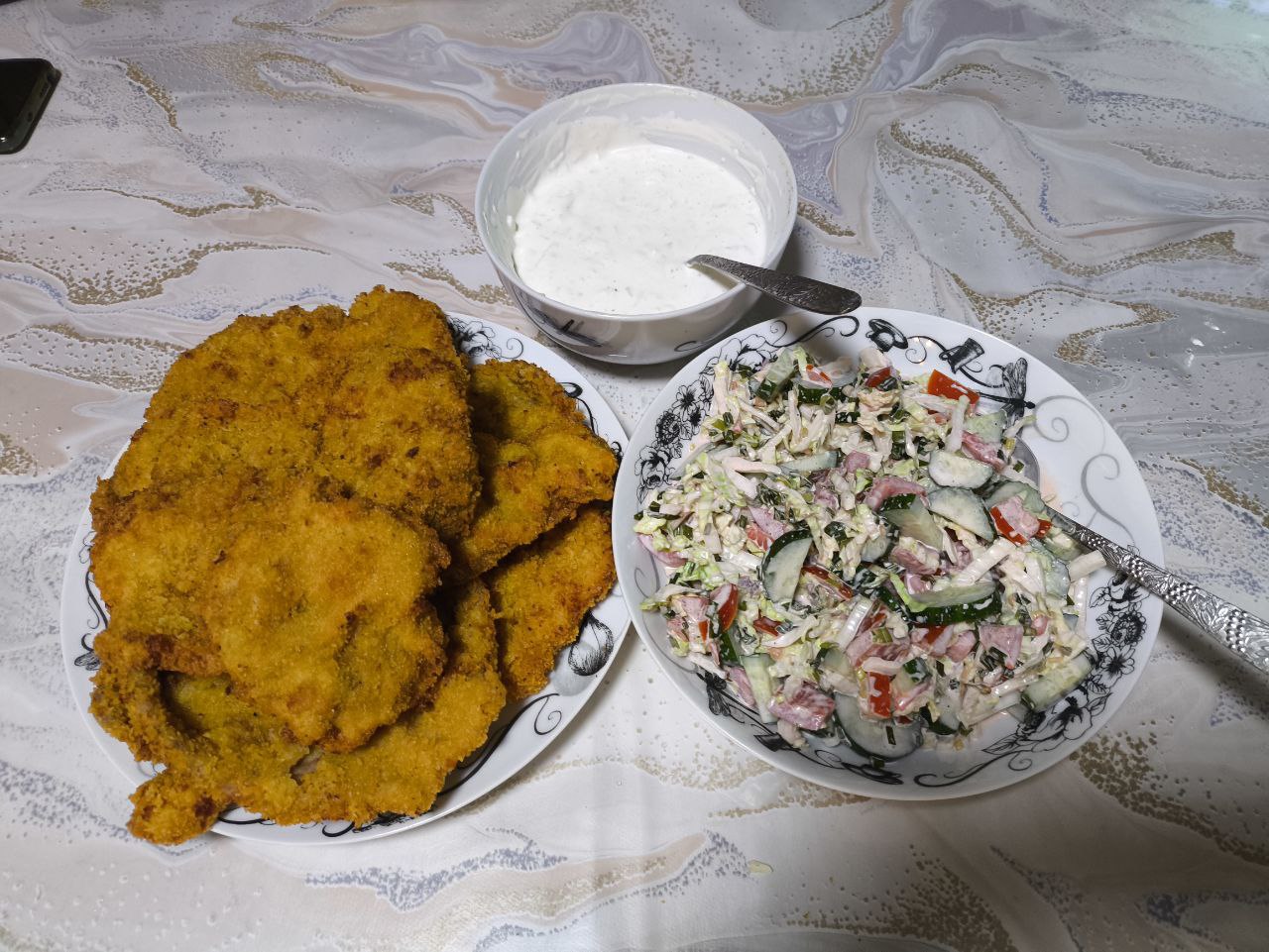 Шницель из свинины