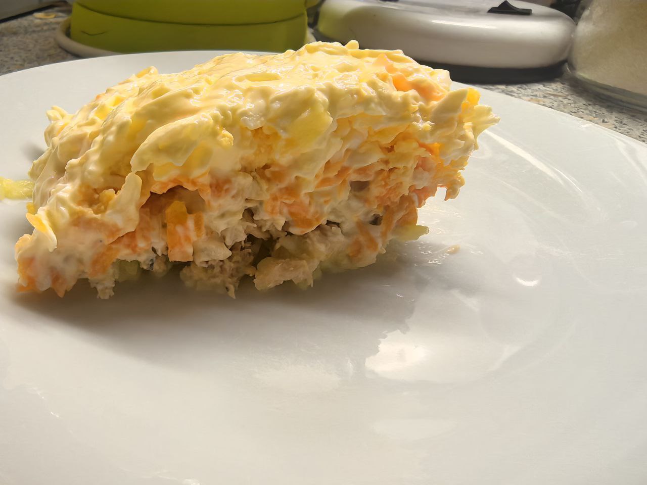 Салат Аля мимоза