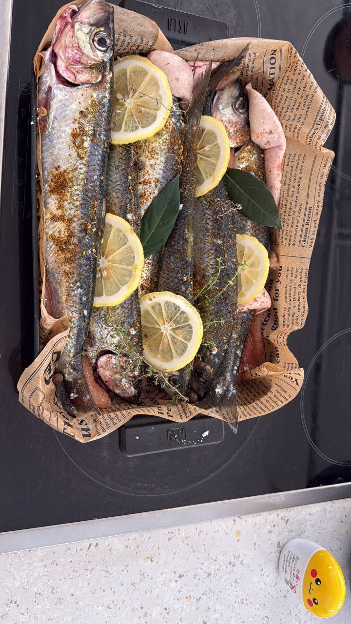 Сельдь запеченная