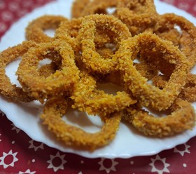 Луковые кольца в кляре