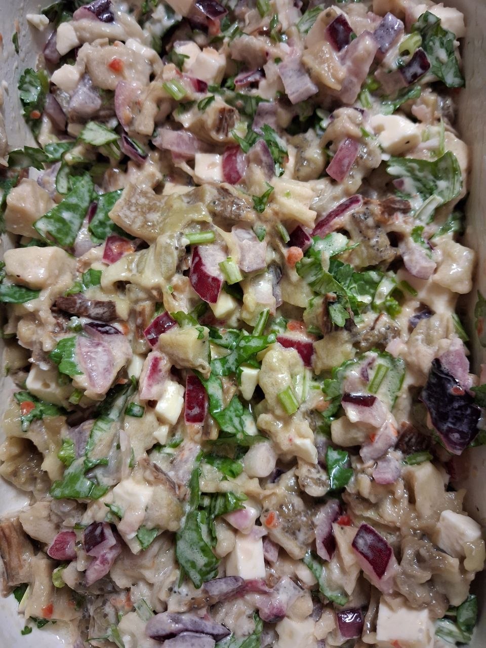 Салат с баклажанами