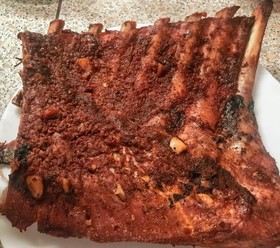 Рецепт свиных рёбрышек🥩🍖 BBQ в духовке в фольге.