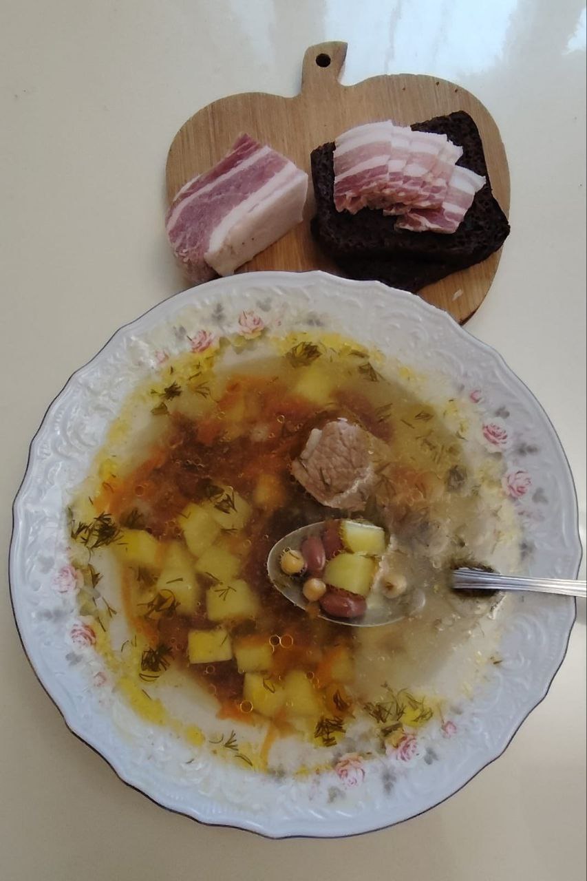 Суп с фасолью