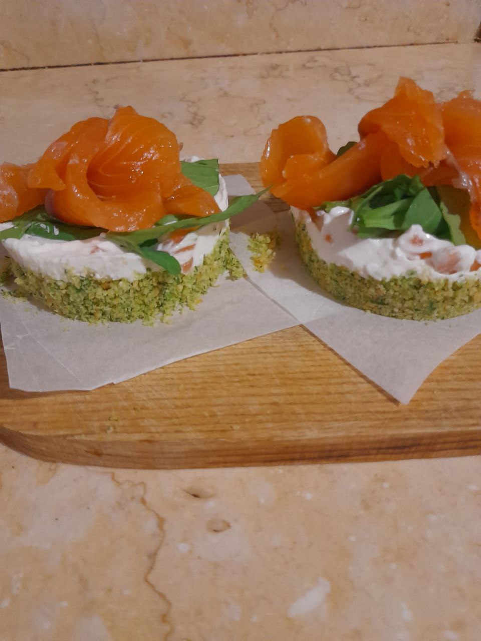 Чизкейк с семгой