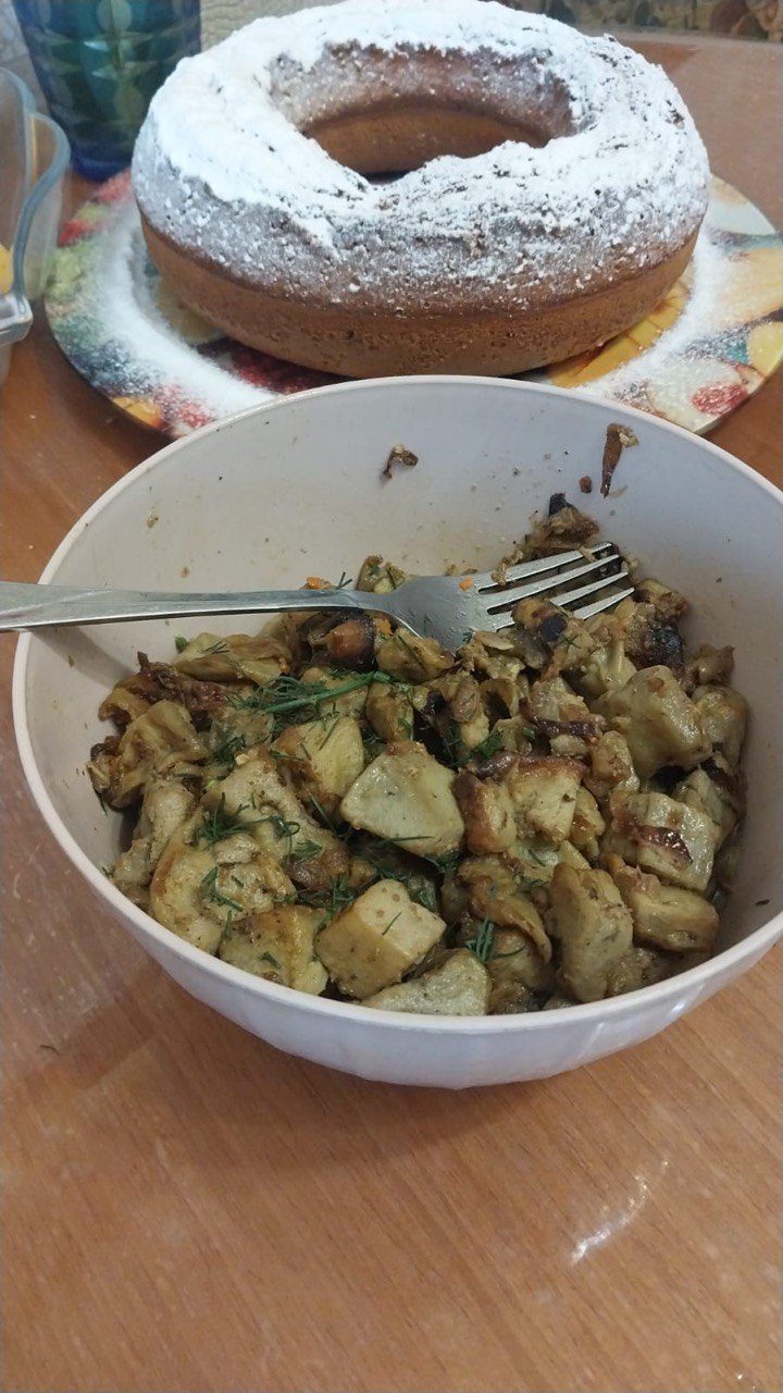 Баклажаны "грибочки"