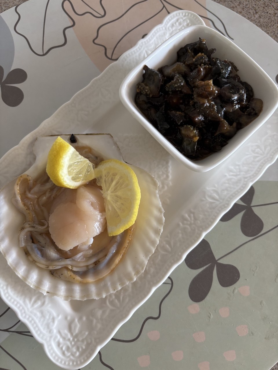 Гребешок и трепанг