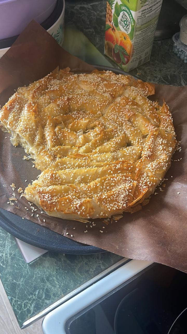 Пирог из теста Фило