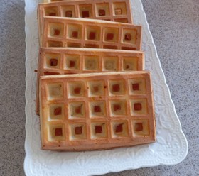 Вкусные творожные вафли