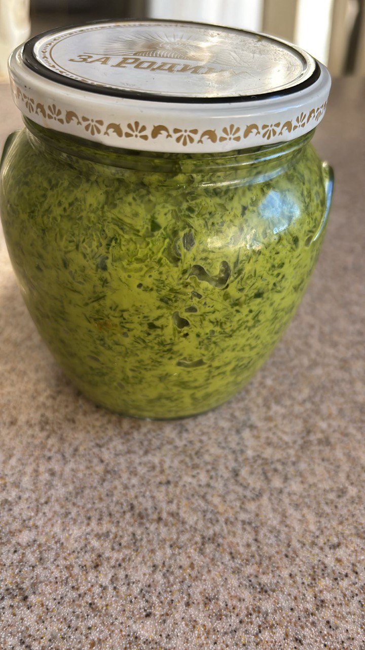 Зеленая паста