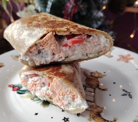 Шаверма с форелью