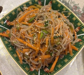 Фунчоза с овощами