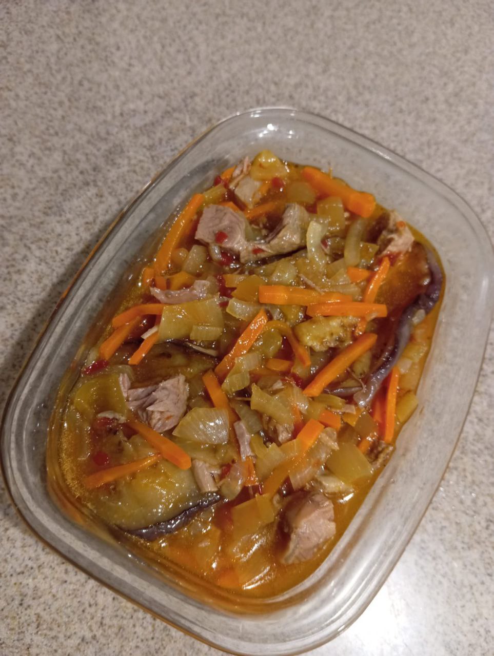 Индюшка с овощами