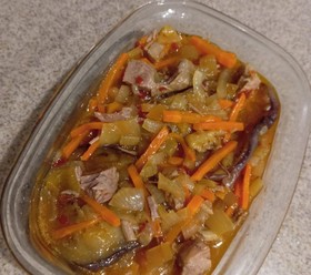 Индюшка с овощами