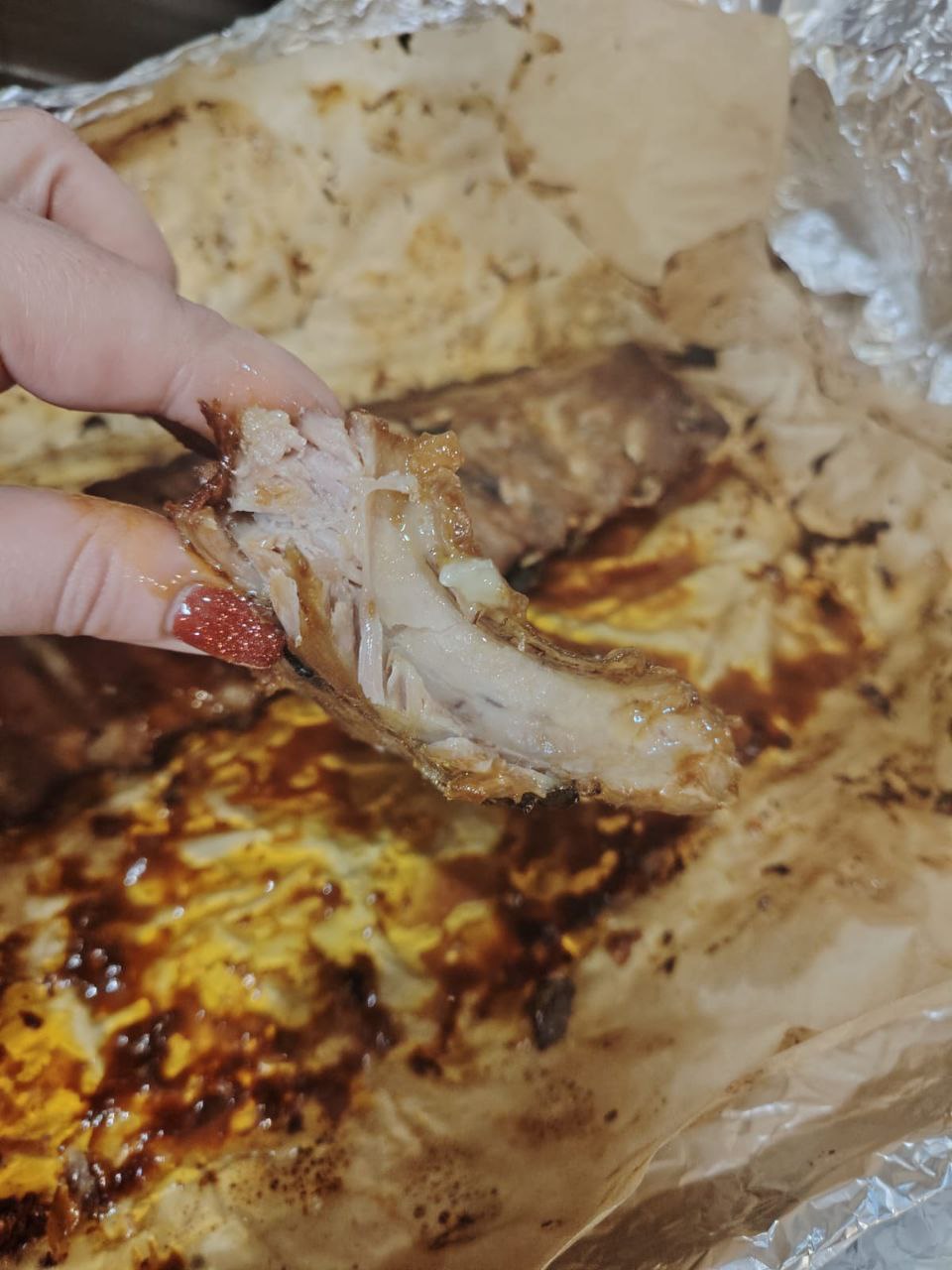 Ребра свиные запечённые