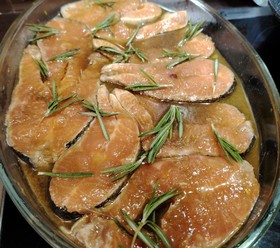 Форель в цитрусовом маринаде