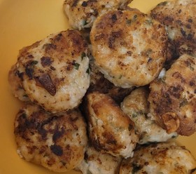 Котлетки из индюшки с грибами