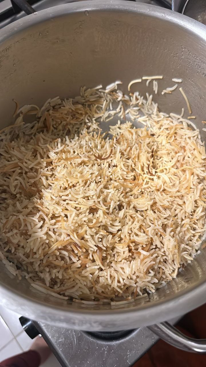 Рис басматти с макарошками