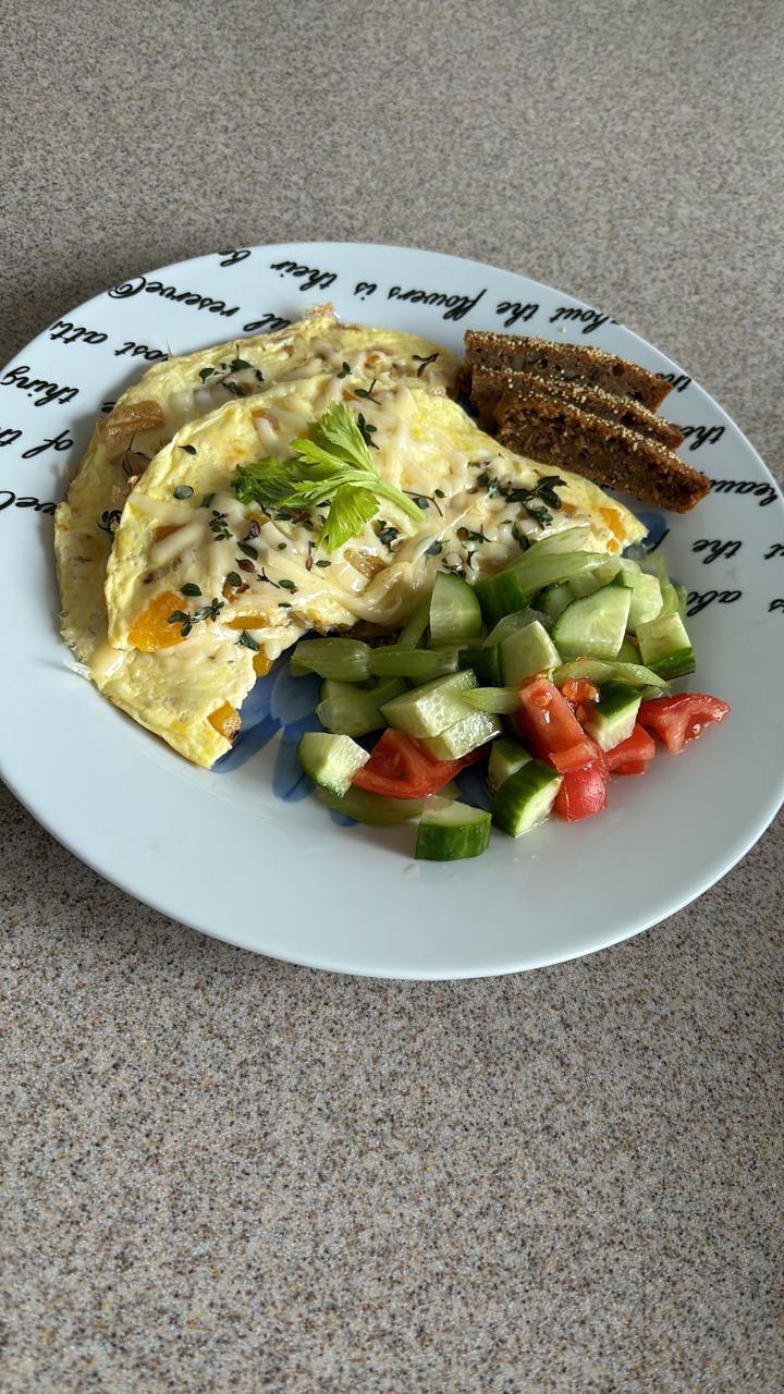 Фриттата с тыквой