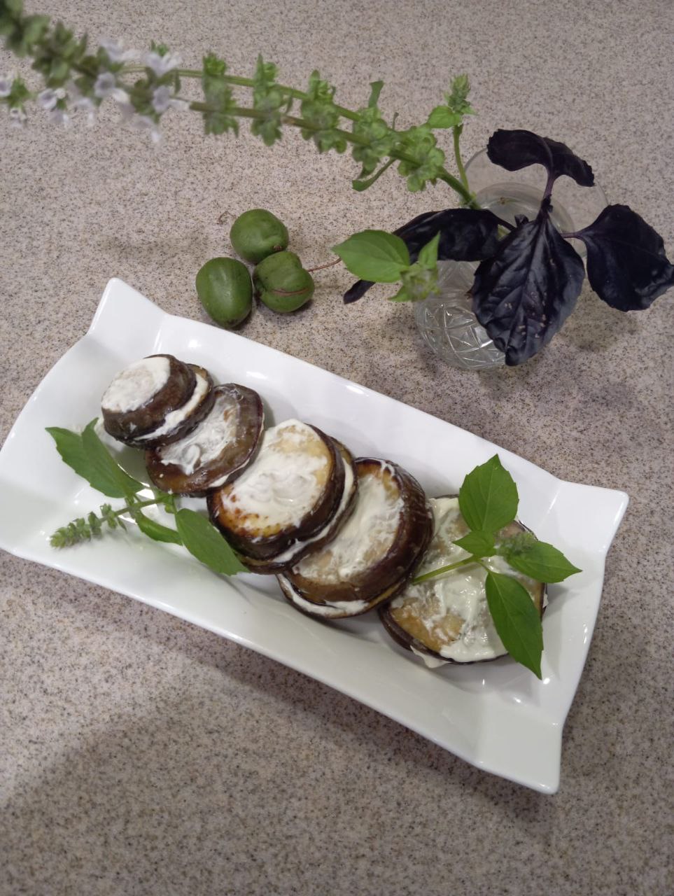 Баклажаны с майонезом