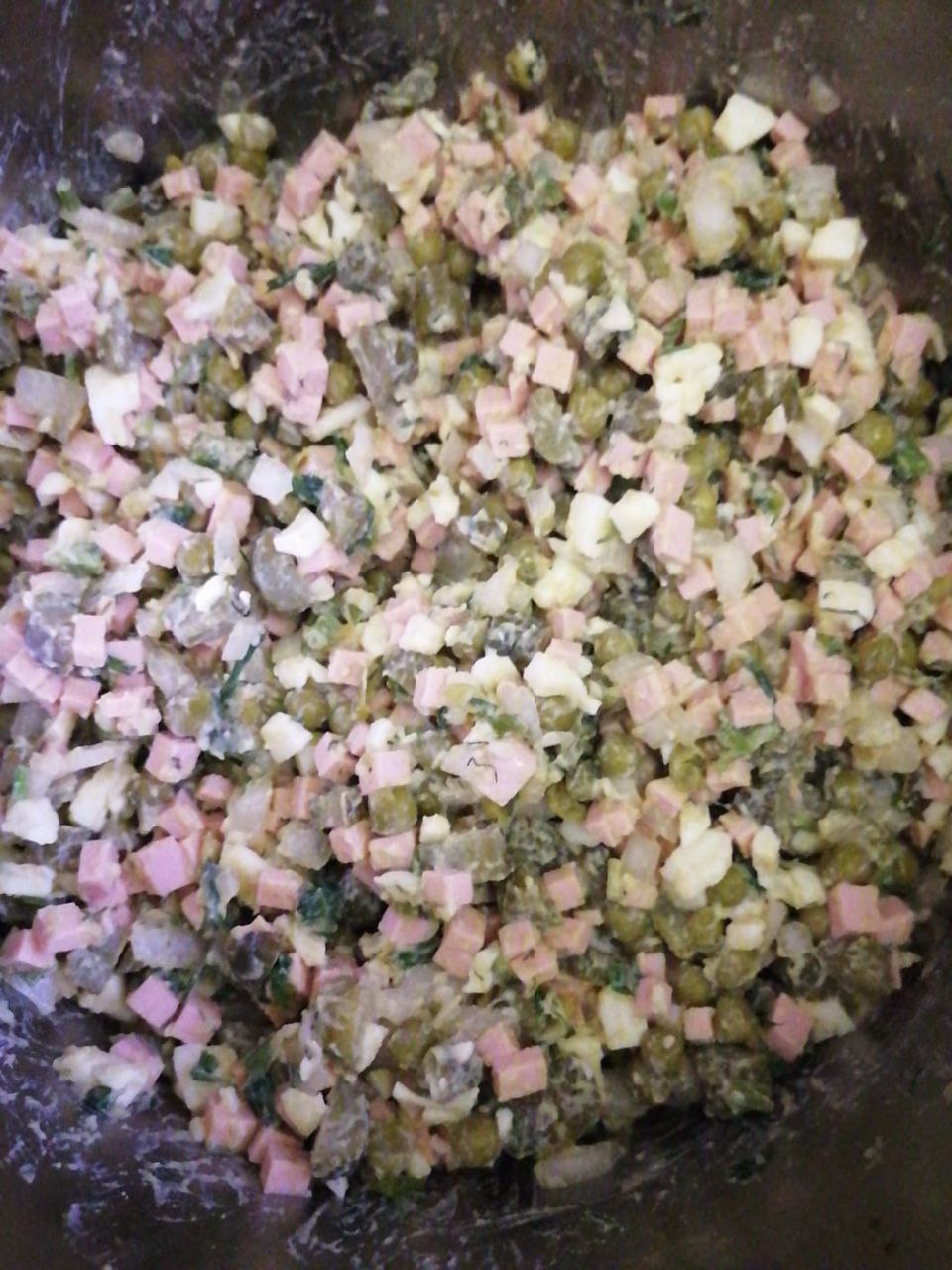 Оливье без картошки