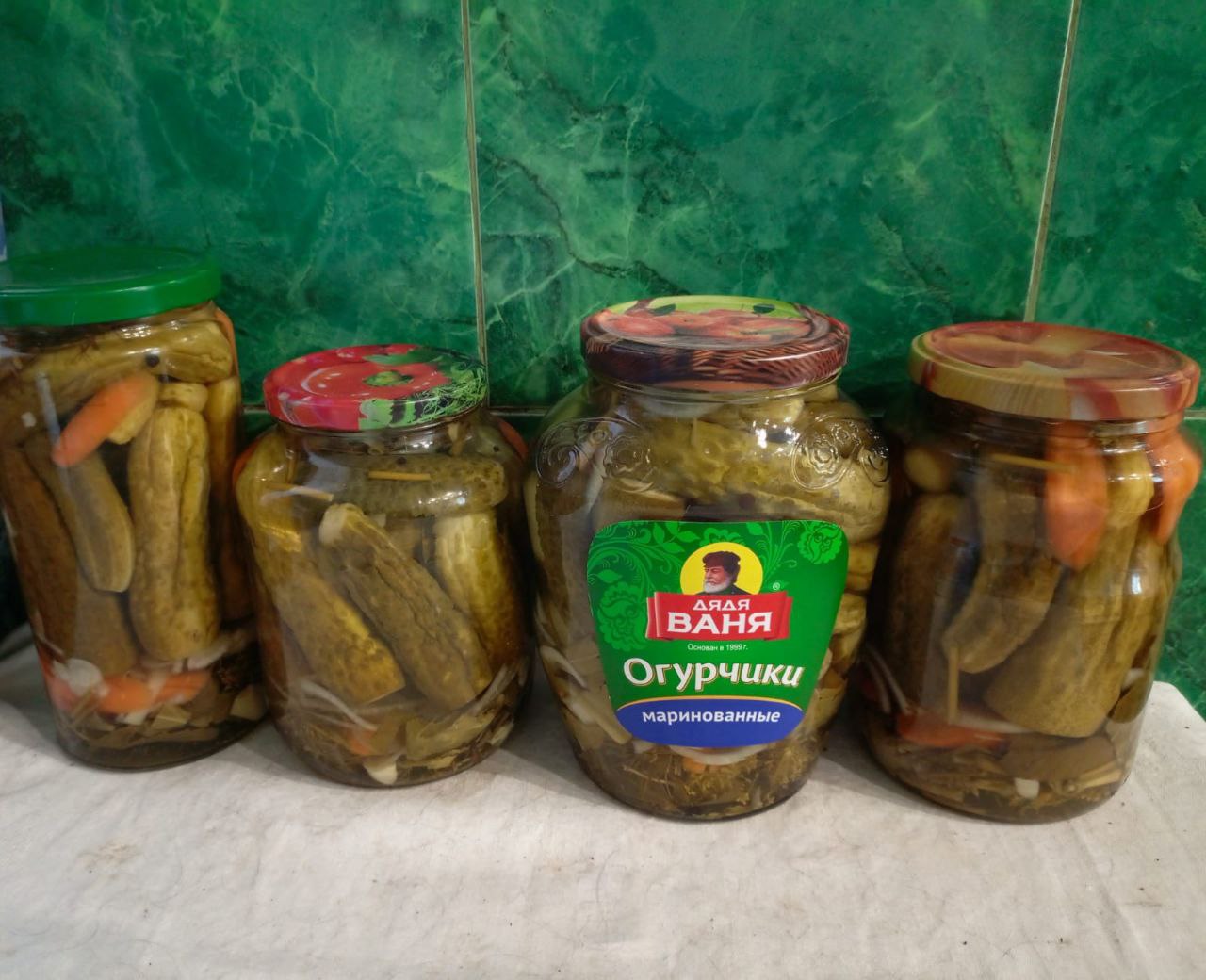 Огурчики маринованные