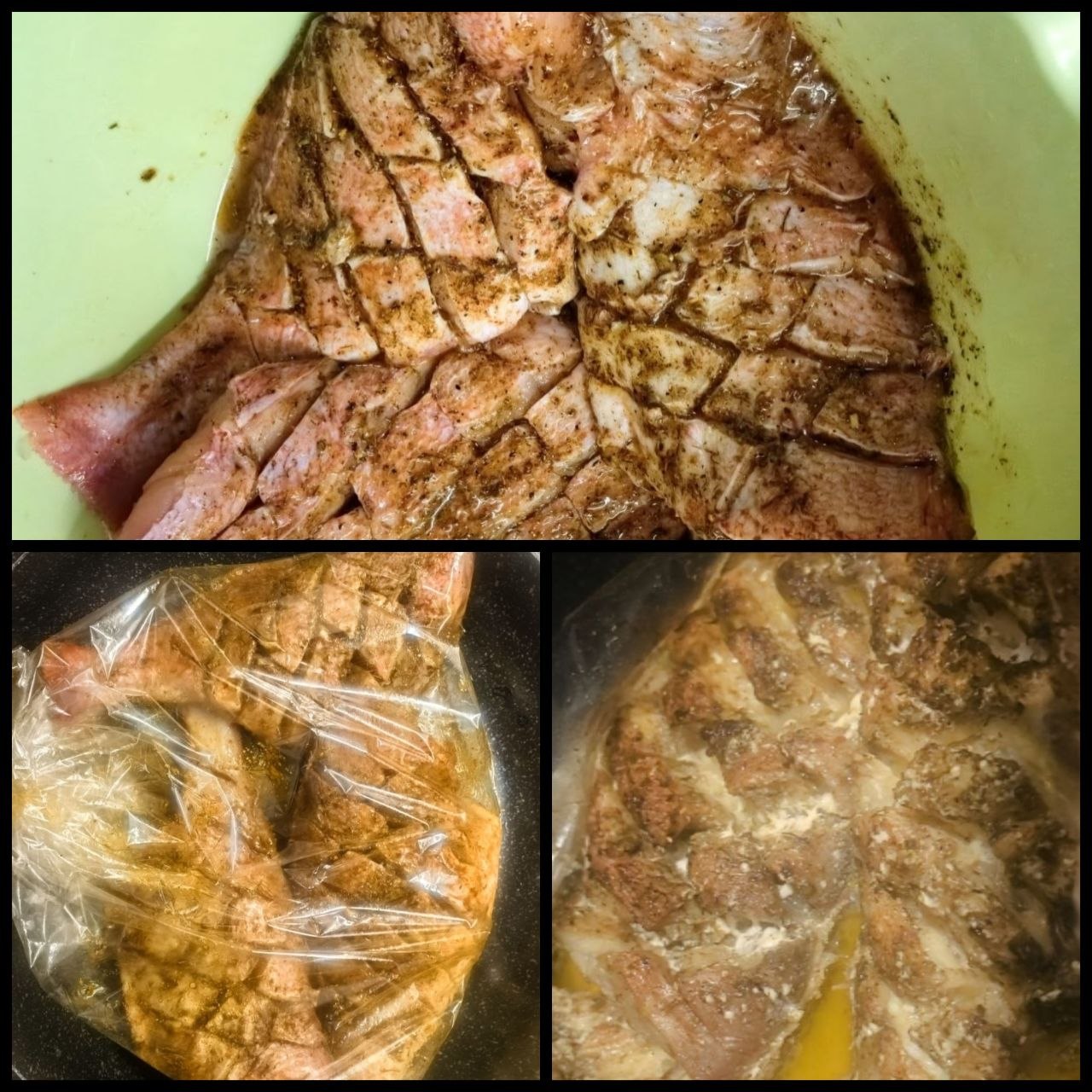 Окунь морской в рукаве