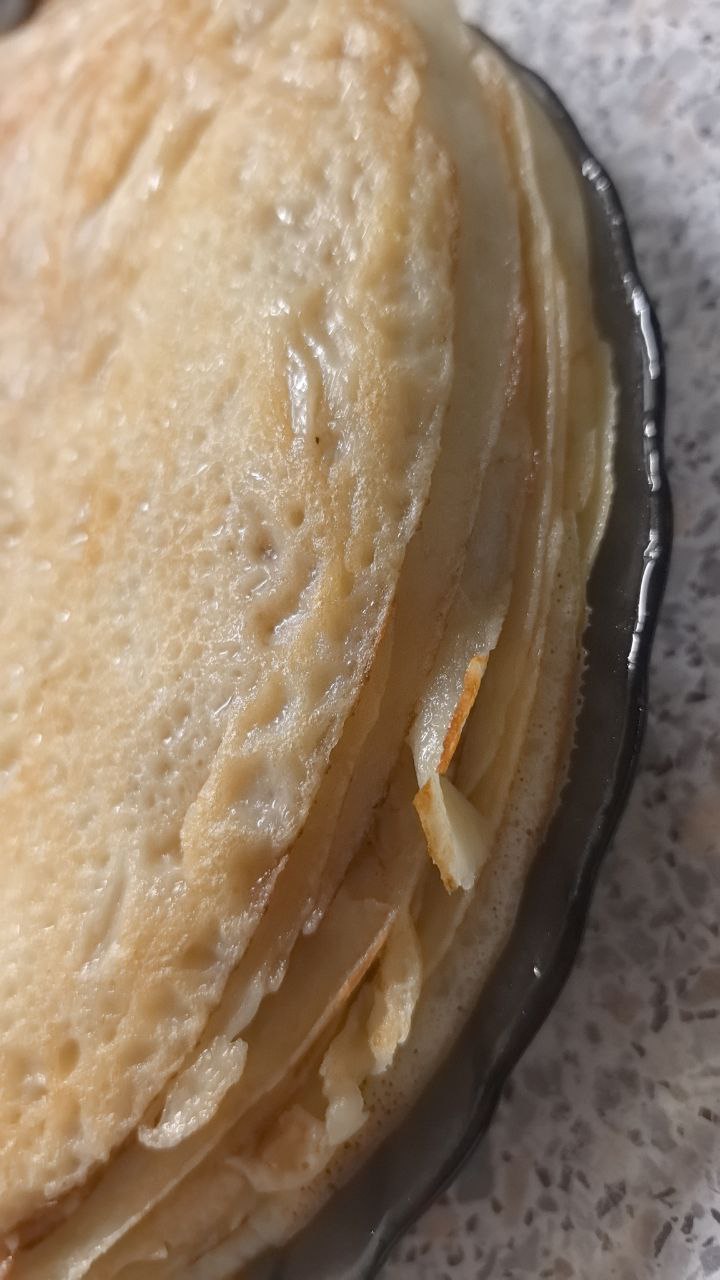 Блинчики на молоке