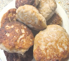 Сливочные сочные котлеты из индейки.